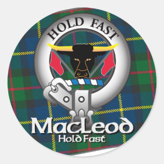 Sticker Rond Clan MacLeod