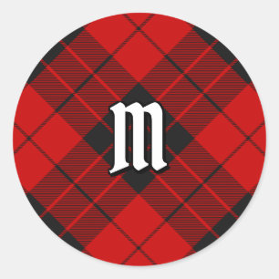 Sticker Rond Clan Macleod de Raasay Tartan