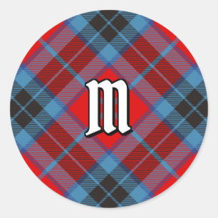 Sticker Rond Clan MacTavish Tartan