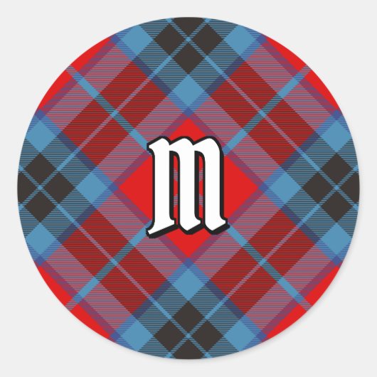 Sticker Rond Clan MacTavish Tartan (Devant)