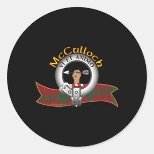 Sticker Rond Clan Mcculloch