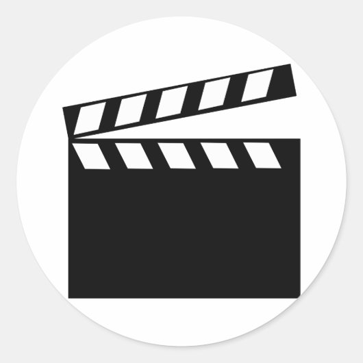 Sticker Rond Clappeur Film (Devant)