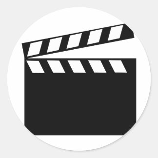 Sticker Rond Clappeur Film
