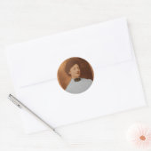 Sticker Rond Clara (Claire) Sage Talla Johnson 1909 (Enveloppe)