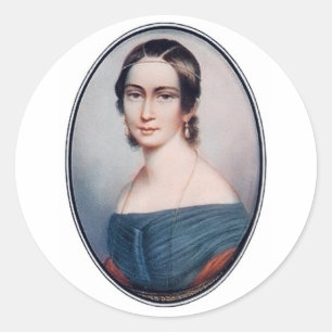 Sticker Rond Clara Schumann (1838)