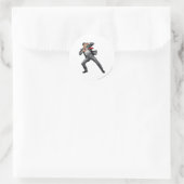 Sticker Rond Clark change en Superman (Sac)
