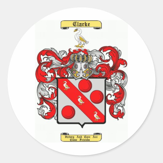 Sticker Rond clarke (Devant)