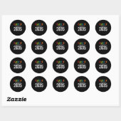 Sticker Rond Class Of 2035 (Feuille)
