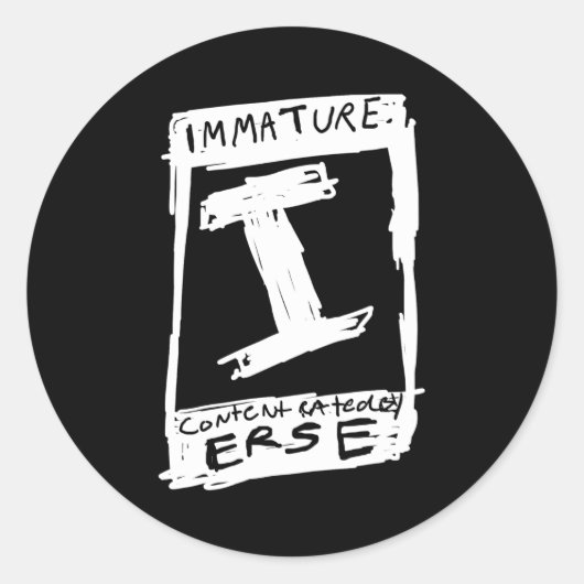 Sticker Rond Classé (Devant)