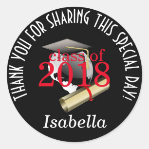 Sticker Rond Classe 20xx - Merci