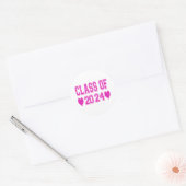 Sticker Rond Classe De 2024 (Enveloppe)
