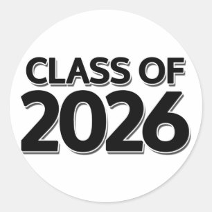 Sticker Rond Classe de 2026