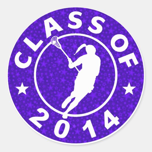 Sticker Rond Classe De Crosse Fille 2014 (Devant)