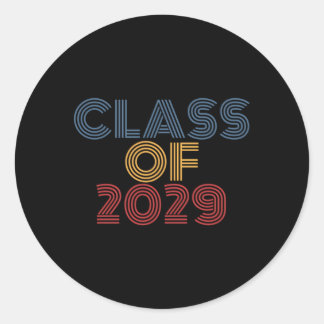 Sticker Rond Classe De Diplôme 2029