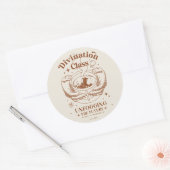 Sticker Rond Classe De Divinisation - Débrouiller L'Avenir (Enveloppe)