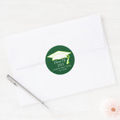Sticker Rond Classe de sceau de l'enveloppe de graduation perso (Enveloppe)