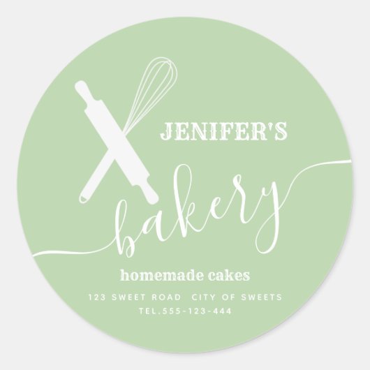 Sticker Rond Classe de whisky à broche professionnelle simple e (Devant)