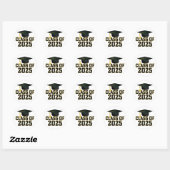 Sticker Rond Classe d'or Letterman de 2025 (Feuille)