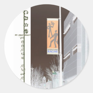 Sticker Rond Classe HS coque de 1988 Réunion