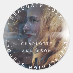 Sticker Rond Classe licenciée du pissenlit fait sur commande
