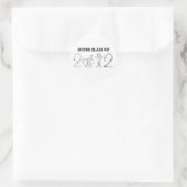 Sticker Rond Classe MCPHS de 2012 (Sac)