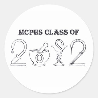 Sticker Rond Classe MCPHS de 2012