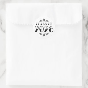 Sticker Rond Classe Tat de 2026 Graduation