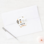 Sticker Rond Classes d'anniversaire pour enfants Halloween (Enveloppe)