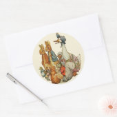Sticker Rond Classic Beatrix Potter Peter et amis (Enveloppe)
