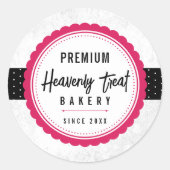 Sticker Rond Classic design (Devant)