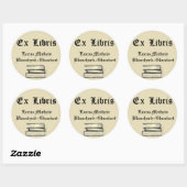 Sticker Rond Classic Ex Libris Plaque (Feuille)
