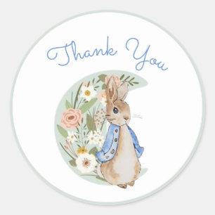 Sticker Rond Classic Peter le lapin Beatrix Potter Anniversaire