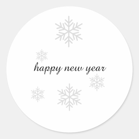 Sticker rond classique (Devant)