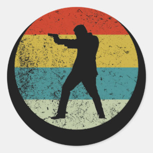 Sticker rond classique