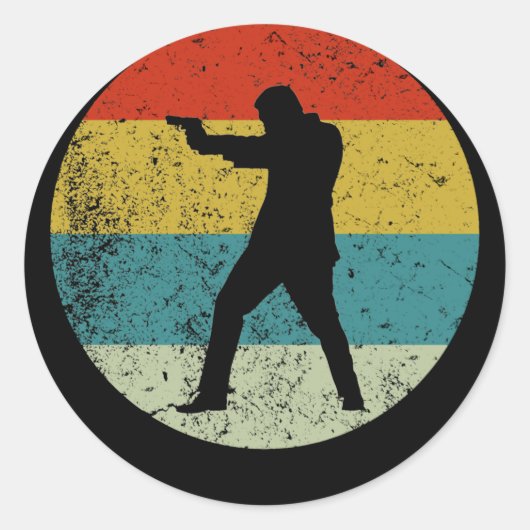 Sticker rond classique (Devant)