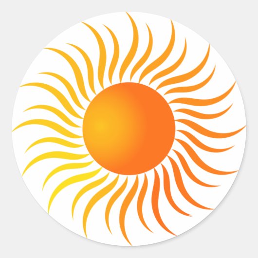 Sticker rond classique (Devant)