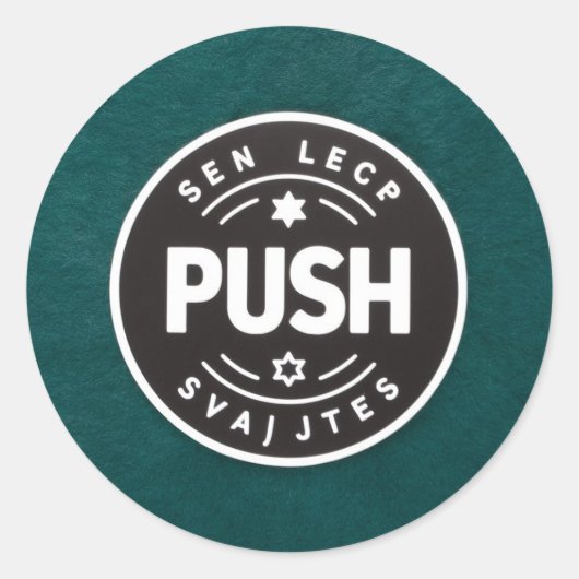 STICKER ROND CLASSIQUE (Devant)