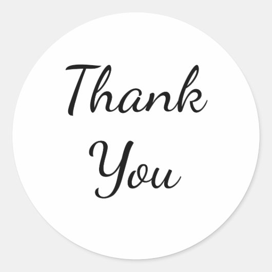 Sticker rond classique (Devant)