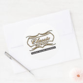 Sticker Rond Classique (Enveloppe)