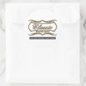 Sticker Rond Classique (Sac)