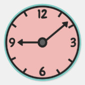 Sticker rond classique (Devant)