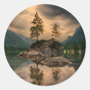 Sticker rond classique