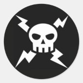 Sticker rond classique (Devant)