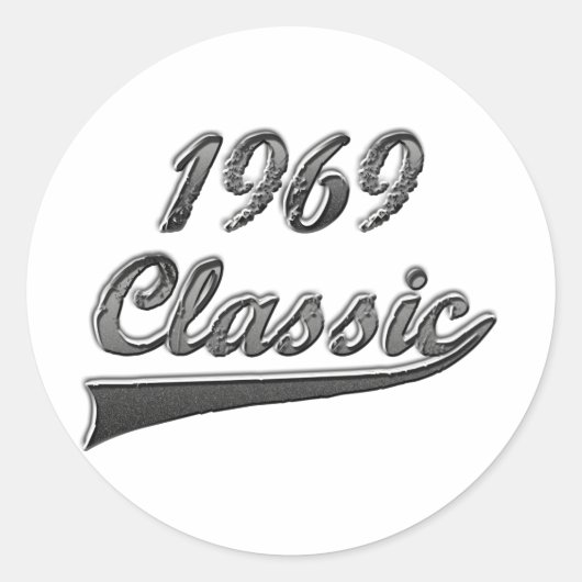 Sticker Rond Classique 1969 (Devant)