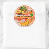 Sticker rond classique à perfusion customisé (Sac)