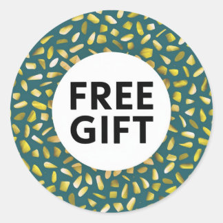 Sticker rond classique Belle conception cadeau gra