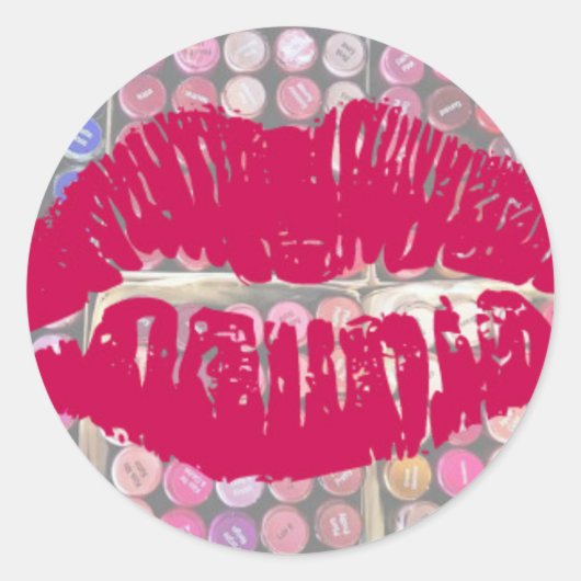 Sticker rond classique, brillant (Devant)