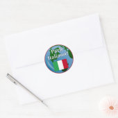 Sticker rond classique, brillant (Enveloppe)