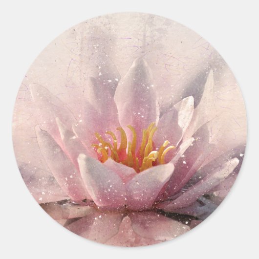 Sticker rond classique, brillant, grand, 3 pouces (Devant)