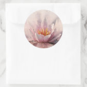 Sticker rond classique, brillant, grand, 3 pouces (Sac)